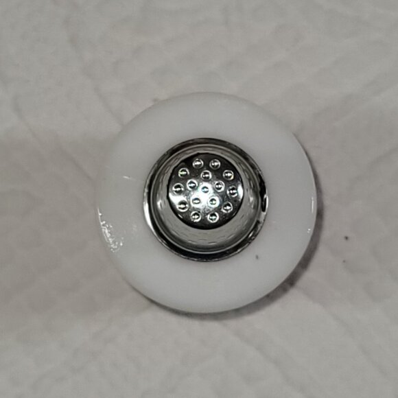 70. Avon Vtg Thimble Perfume Bottle Glass Pink - Picture 2 of 4